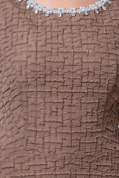 Sophisticated Woman Dress | Mocha