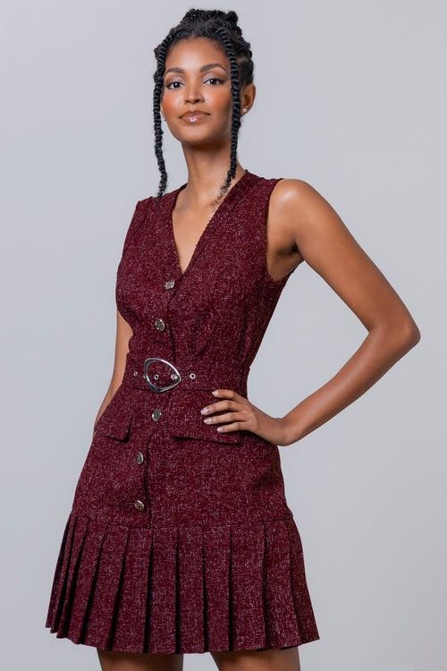 Social Hour Dress | Wine