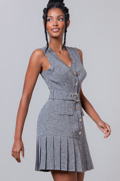 Social Hour Dress | Gray