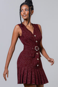 Social Hour Dress | Wine