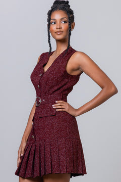 Social Hour Dress | Wine