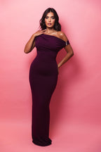 The Halie Dress | Deep Purple