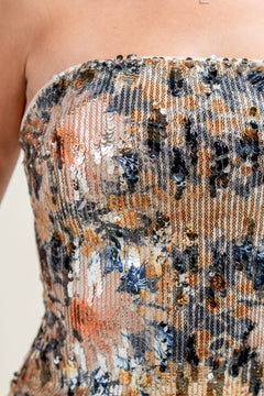 Irresistible Love Dress | Gold/Multi