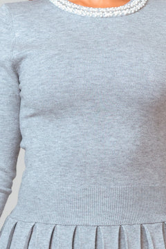 The Cozy Hour Dress | Gray