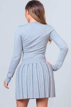 The Cozy Hour Dress | Gray