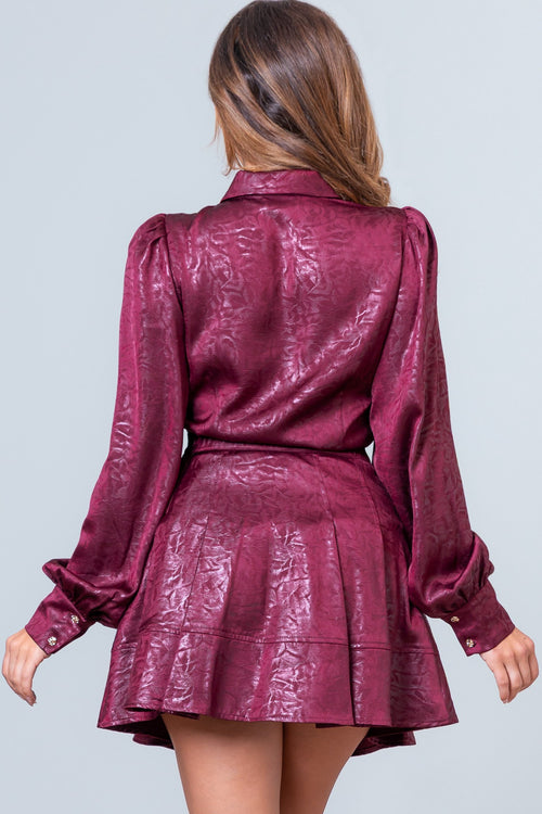 The Peyton Two-Piece Set | Wine