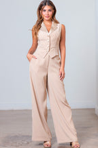 High Stakes Two-Piece Set | Champagne