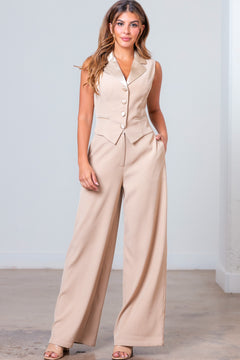 High Stakes Two-Piece Set | Champagne