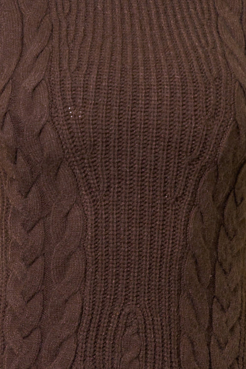 Brunch In The City Dress | Brown