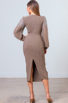 Graceful Charm Dress | Mocha