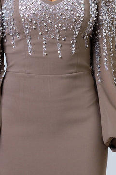 Graceful Charm Dress | Mocha