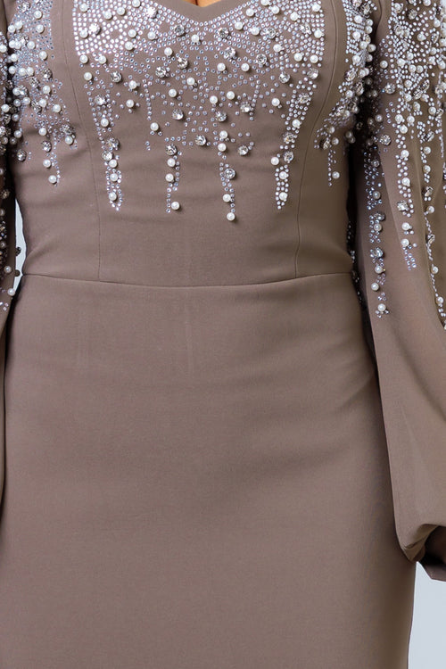 Graceful Charm Dress | Mocha