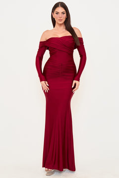 The Catalina Dress | Burgundy