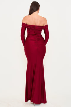 The Catalina Dress | Burgundy