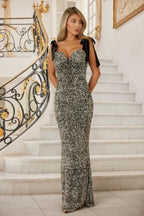 The Valerie Dress | Silver