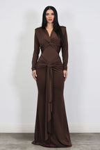 The Monique Dress | Brown