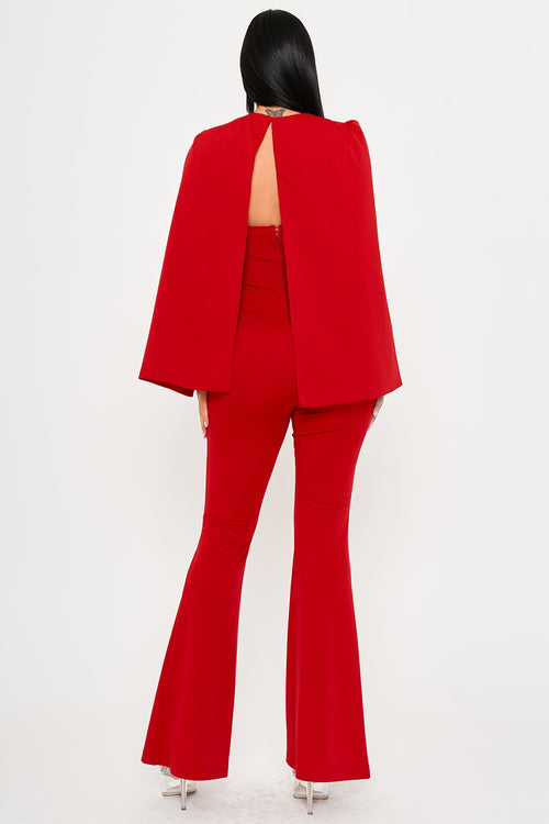 The Mackenzie Jumpsuit | Red