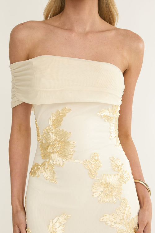 Everlasting Bloom Dress | Butter Yellow