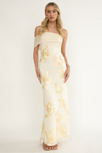 Everlasting Bloom Dress | Butter Yellow