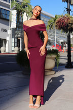 The Alanna Dress | Plum