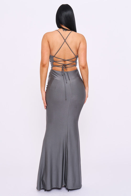 The Marcella Dress | Gunmetal