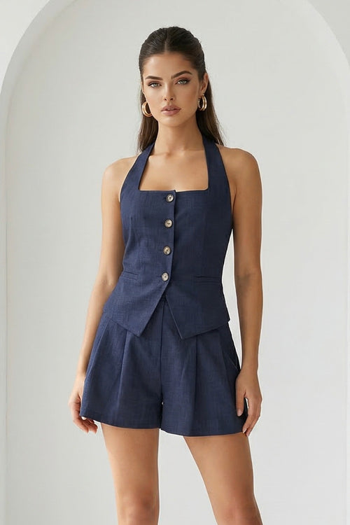 Harbor Club Set | Navy/Denim