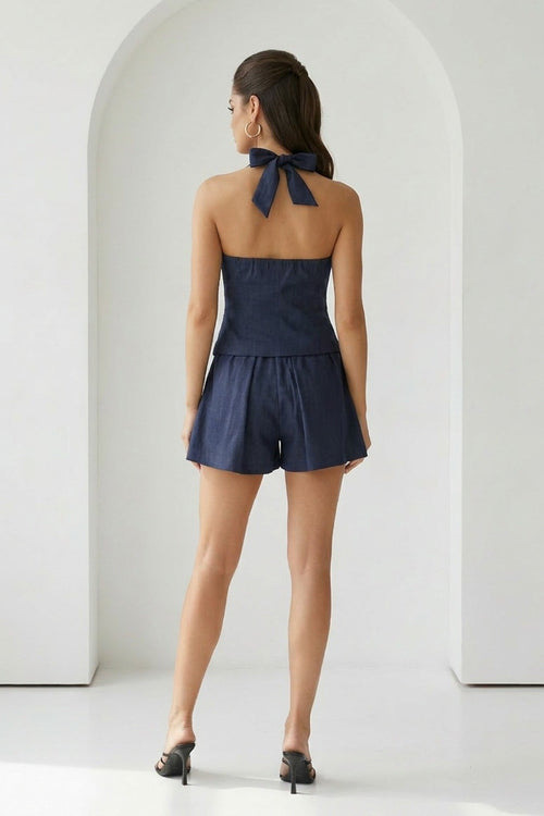 Harbor Club Set | Navy/Denim