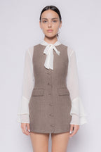 Fall Social Dress | Taupe