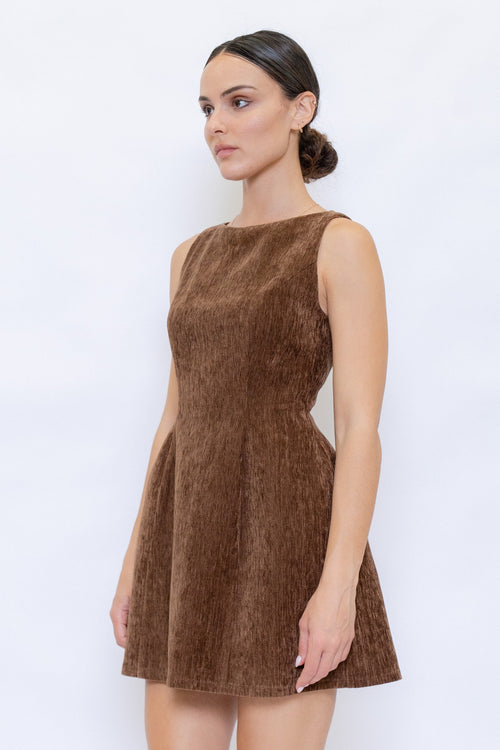 Main Street Dress | Brown
