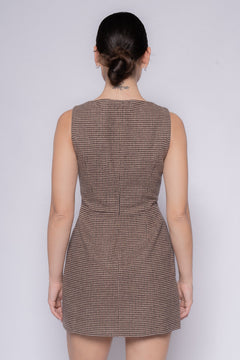 City Limits Dress | Brown/Multi