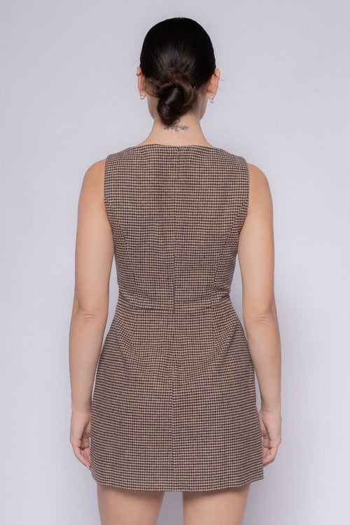 City Limits Dress | Brown/Multi