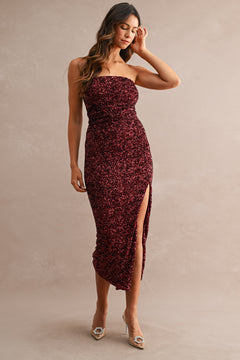 Wonderstruck Dress | Burgundy