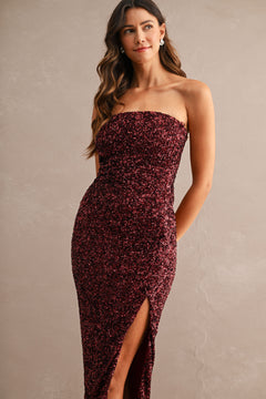 Wonderstruck Dress | Burgundy
