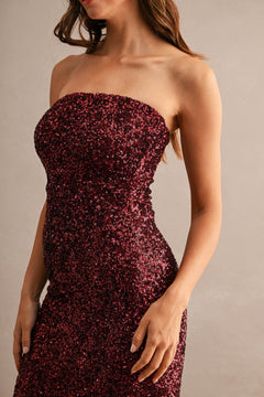 Wonderstruck Dress | Burgundy