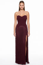 The Rima Dress | Wine (FINAL SALE)
