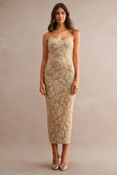 Amore Mio Dress | Champagne