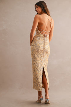 Amore Mio Dress | Champagne