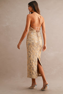 Amore Mio Dress | Champagne