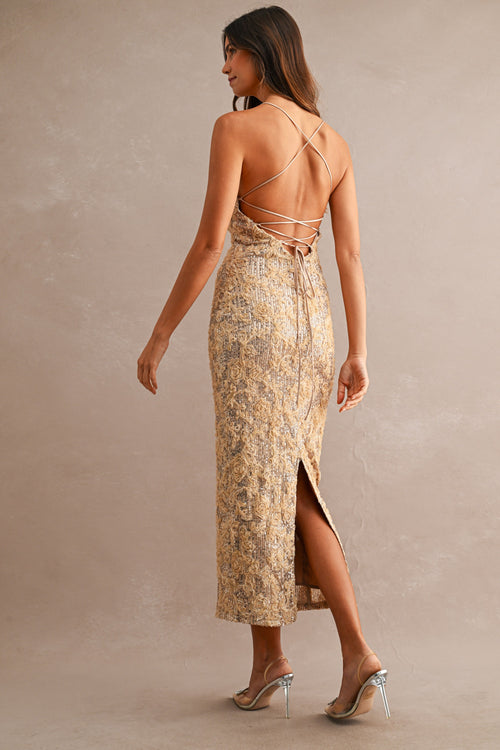 Amore Mio Dress | Champagne