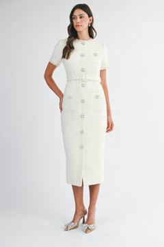 Roman Holiday Dress | Ivory