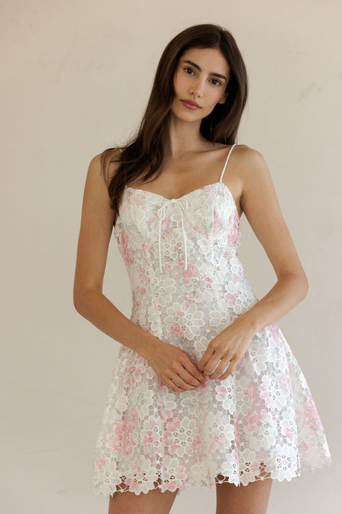 Special Memory Dress | Ivory/Pink