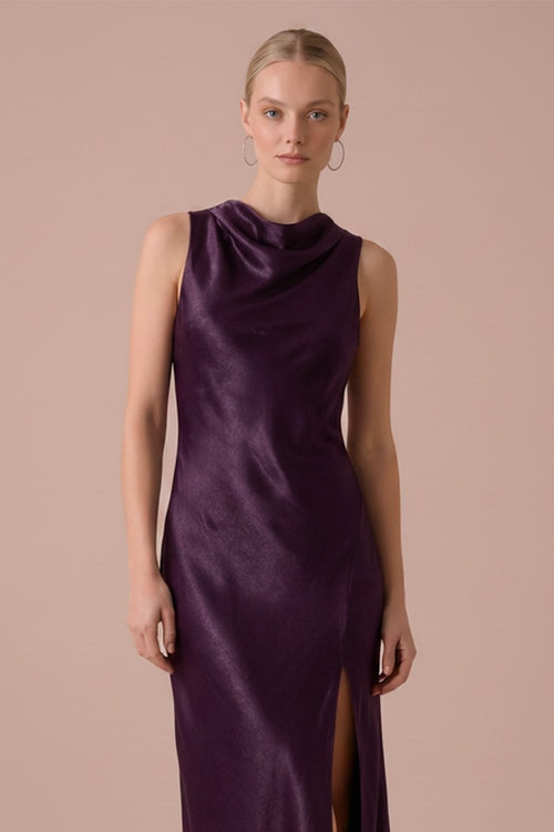 Starlight Soiree Dress | Plum