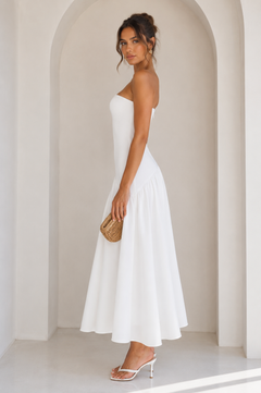 Riviera Romance Dress | White