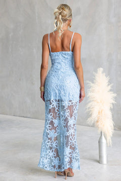 Lake Como Bloom Dress | Blue
