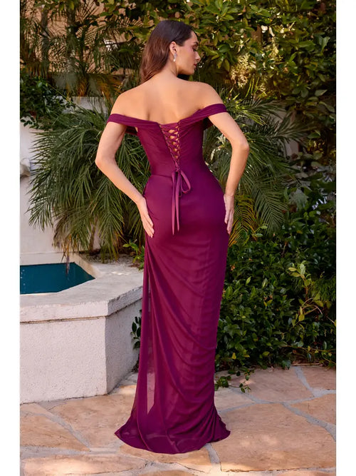 The Carmen Dress | Mulberry (FINAL SALE)