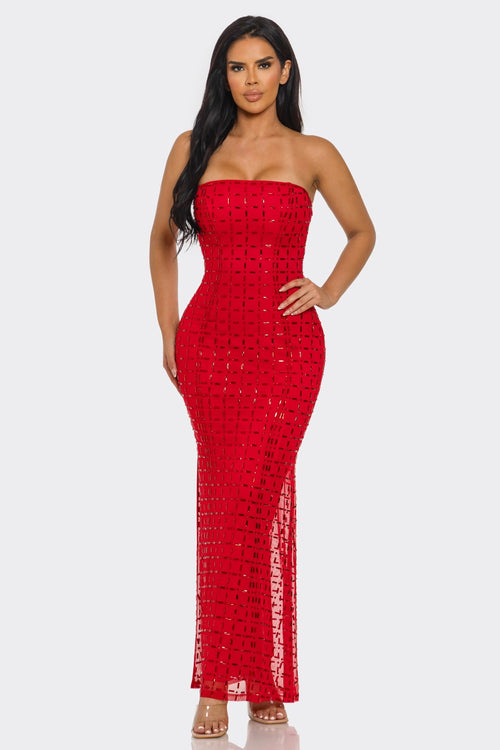 The Linda Dress | Red