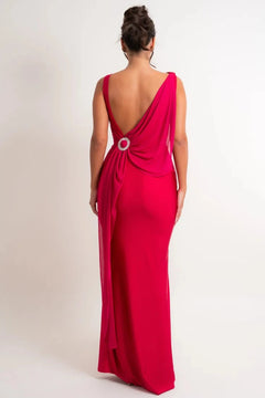 The Merissa Dress | Cranberry (FINAL SALE)