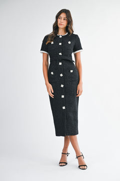 Roman Holiday Dress | Black