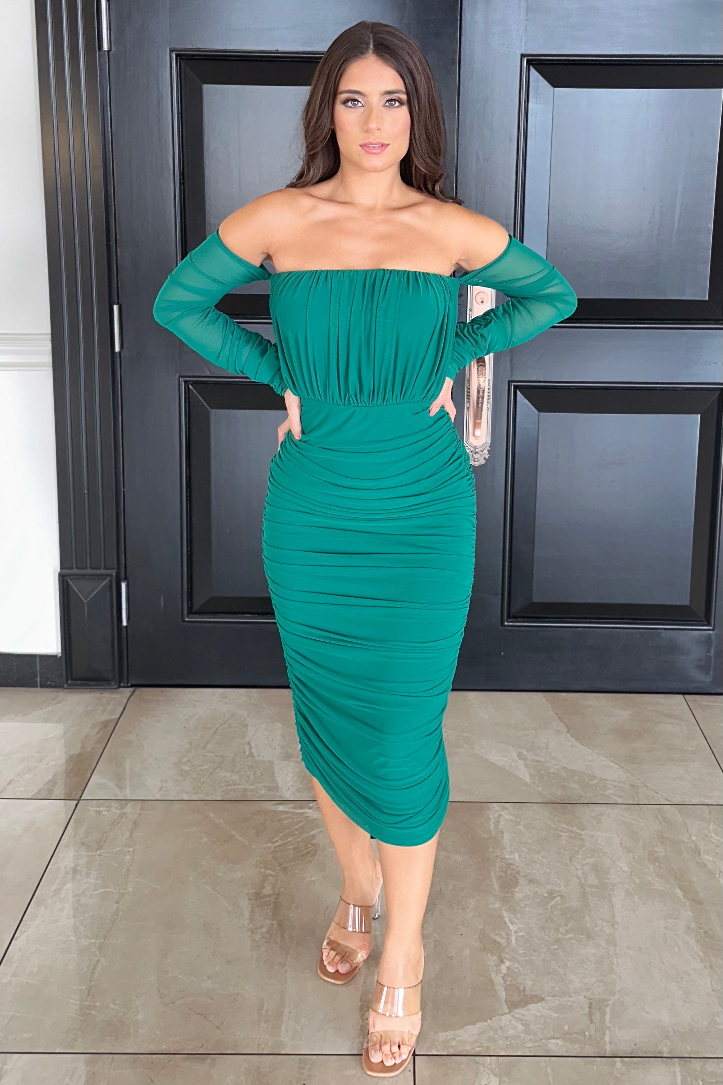 Classy & Confident Dress (Green)