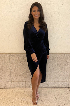 The Sofia Dress (Navy)